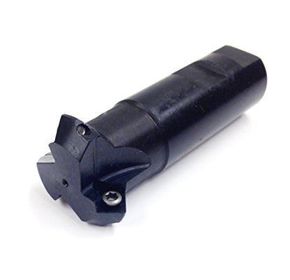 HHIP 2076-0010 45 Degree Carbide 1-1/2" X 1 Shank 3-Insert Indexable Chamering End Mill - size: 1-1/2"