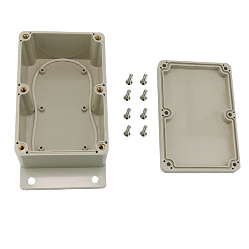 Ogrmar Plastic Dustproof IP65 Junction Box DIY Case Enclosure 4.7x3.3x2.6 - size: 4.7" x 3.3" x 2.6"