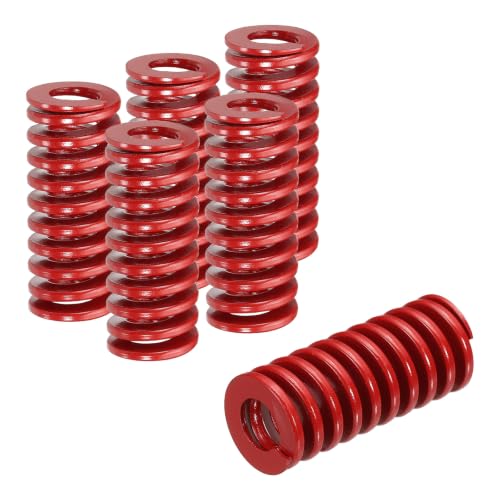 HARFINGTON 6pcs Die Spring 3/4" OD x 1.75" Free Length SMH4007, Red - size: 3/4" OD x 1.75" Free Length