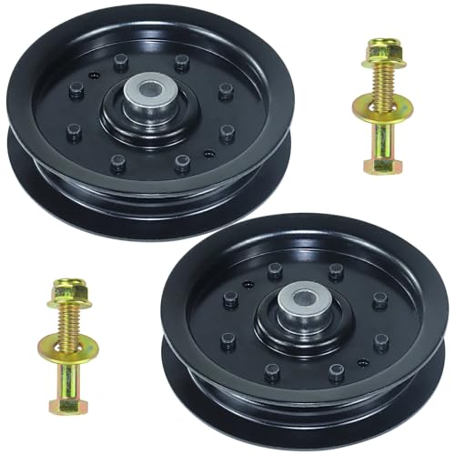 2 Pack 756-04129B Idler Pulley 4.25 for Cub Cadet 50" RZT 50 Decks - color: T7 2x756-04129 Black