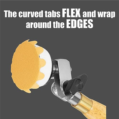 Flex Edge Gold 2 Inch Hook and Loop Sanding Discs 2 Inch 60 Grit 25 Pack - size: 2", style: 60 Grit