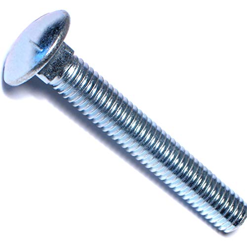 Hard-to-Find Fastener 014973453268 Carriage Bolt Grade 5, 7/16-14 x 3, Piece-6 - size: 7/16-14 x 3"