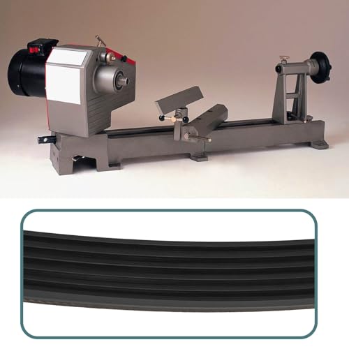 2Pcs 6-Rib V Drive Belt Rubber Belt 584J6 Compatible with Nova Wood Lathe 1624-44