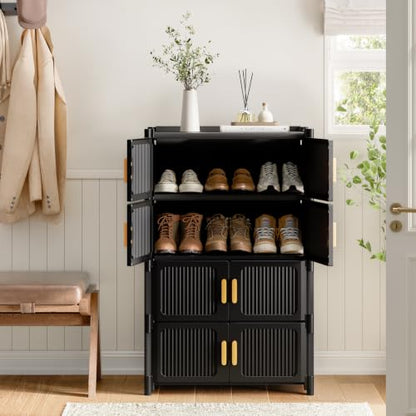 5-Tier Shoe Cabinet, 20-Pair Storage for Entryway - size: 5-Tier