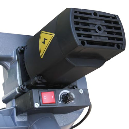 KAKA Industrial Benchtop Metal Cutting Band Saw 1000W, 40-88MPM Blade Speed, 0°-45° Adjustable Table, 3.3"x4.1" Cutting Capacity BS-85 for Metal/Wood/Plastic -110V