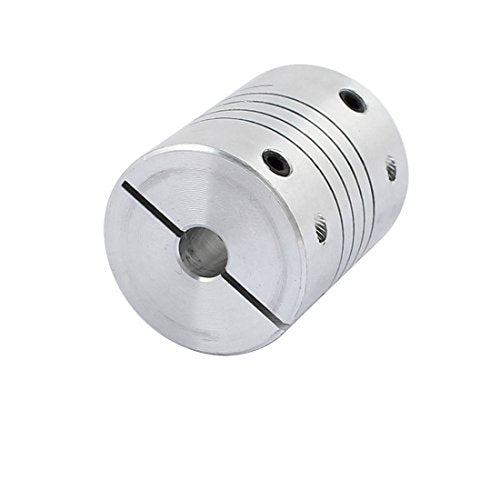 uxcell 6-8mm Shaft Coupling 30mm Length 25mm Dia Stepper Motor Coupler - size: 6-8mm