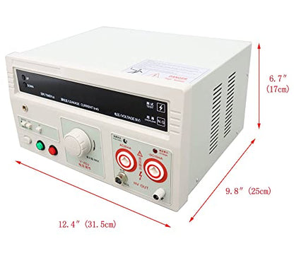 INTSUPERMAI Withstand Hi-Pot Tester Insulation Resistance Tester AC/DC 100VA 5KV Test Instruments with Memory Group Digital Display