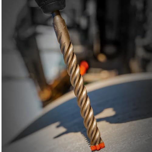Diablo Rebar Demon SDS-Plus 4-Cutter Full Carbide Head Hammer Drill Bit - size: 12" Length x 3/8" Dia