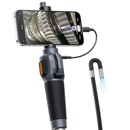 Teslong USB-C Two-Way Articulating Borescope for Home & Auto Inspection