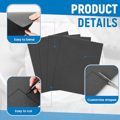 Nuanchu 6 Pcs 15 X11.8'' Gasket Material Paper Sheet, 0.8/1/1.2mm