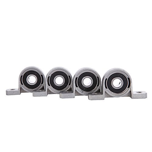 4 Pieces 8mm Bore Diameter Ball Mounted Pillow Block Insert Bearings