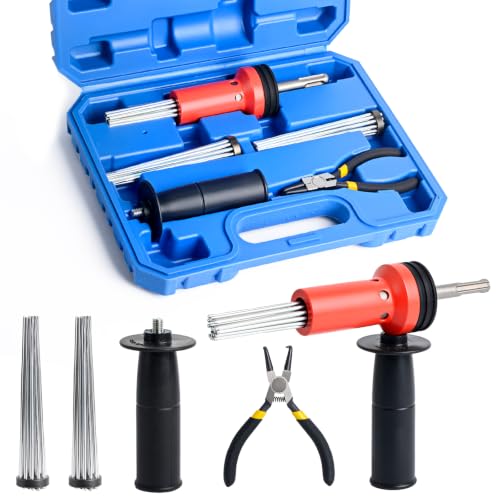 SDS Plus Needle Scaler Attachment for Rotary Hammer Drill, ‎Red
