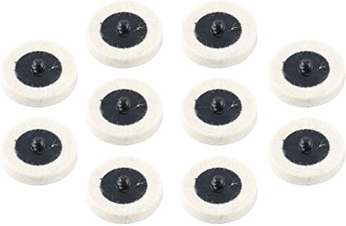8MILELAKE 10pcs 2" Roloc Disc Buffing Polishing Wheel Pads