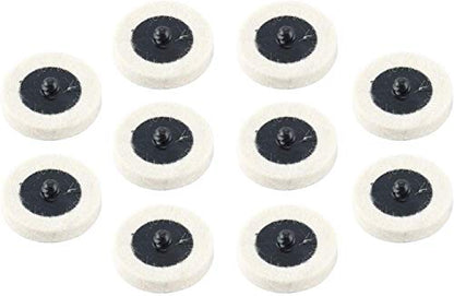 8MILELAKE 10pcs 2" Roloc Disc Buffing Polishing Wheel Pads