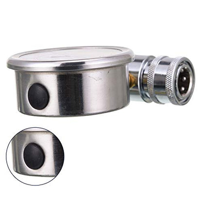 RIDGE WASHER Pressure Washer Gauge with 3/8'' Quick Connect Socket and Plug - size: Pres. Gauge