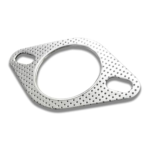 2 Pcs Car Exhaust Gasket,Reinforced High Temperature Gasket Exhaust Flange Gasket Car Accessories,.Exhaust Gasket,Catalytic Converter Gasket,Exhaust Flange Gasket (2.5In) - size: 2.5In