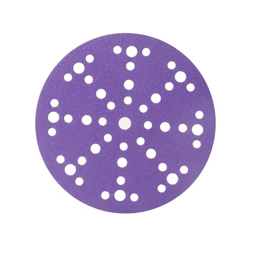 6 Inch 49 Hole Sanding Discs 60-800 Grit 50 Pcs Ceramic Sanding Discs - style: MIX2