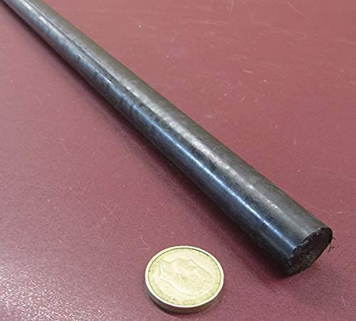 Black Nylon Extruded Round Rod .750" (3/4") x 5 Ft Length 2 pcs 10 Feet
