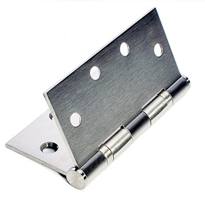6-Pack 4.5 inch X 4.5 inch Heavy Duty Commercial Door Hinge Thickened