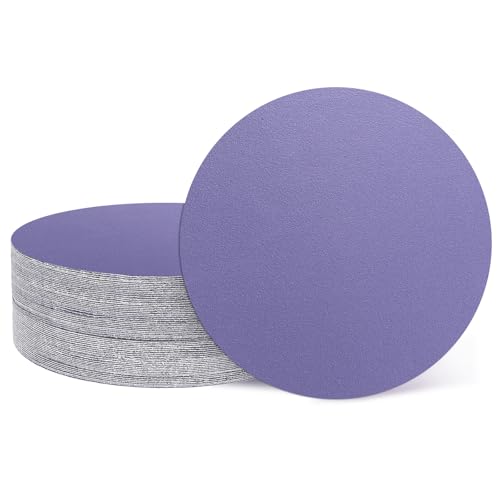 HARFINGTON 32 Pcs 3 Inch Sanding Disc 320 Grit Purple Aluminum Oxide - size: 3 Inch(320 Grit)