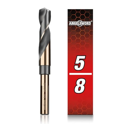 ANGELSWORD 5/8" Reduced Shank Drill Bit for Hard Wood, Mild Steel, Metal - size: H. 5/8 inch