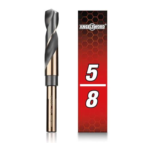 ANGELSWORD 5/8" Reduced Shank Drill Bit for Hard Wood, Mild Steel, Metal - size: H. 5/8 inch