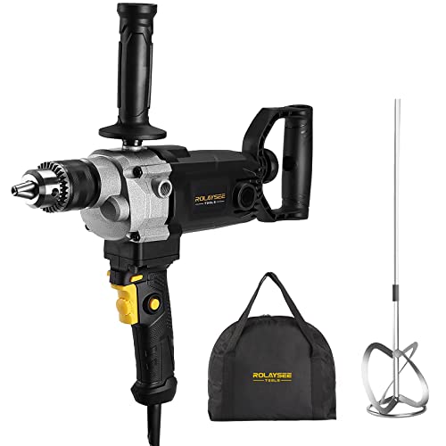 ROLAYSEE TOOLS Mixing Drill, 10-Amp Corded 5/8" Heavy Duty Drill Mixer
