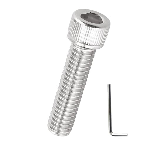 5/16-18 x 1-1/2" Socket Head Cap Screws (15 pcs), 304 Stainless Steel 18/8, Allen Hex Drive, Home Entertainment Furniture Screws, Fayeploo (with Hex Spanner) - size: 5/16-18 x 1-1/2"