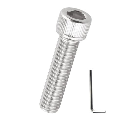 5/16-18 x 1-1/2" Socket Head Cap Screws (15 pcs), 304 Stainless Steel 18/8, Allen Hex Drive, Home Entertainment Furniture Screws, Fayeploo (with Hex Spanner) - size: 5/16-18 x 1-1/2"