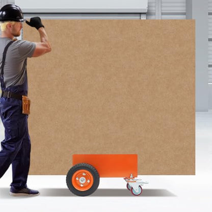 Heavy Duty Panel Cart for Drywall Sheet Metal, 661 lbs Capacity Panel Carrier with 2 Pneumatic Wheels and 2 Swivel Casters for Construction Site Warehouses