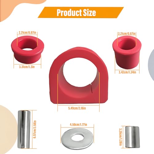 Rack and Pinion Bushing Kit Compatible with Toyota 4Runner 1996-2002 Compatible with Tacoma 1995-2004 Compatible with Pickup 1995 Replace# 8.10103R