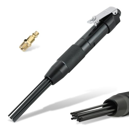 Compact Air Needle Scaler, 19 Needles Air Powered Rust Cleaner