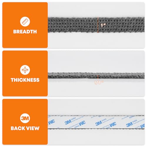 Stanbroil Stove Gasket Tape, 1" Width, 1/8" Thick, 72" Length - size: 1" Wide - 1/8" Thick