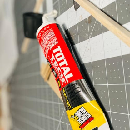 Super Glue Total Tech Construction Adhesive Sealant 4.2 oz. - color: White