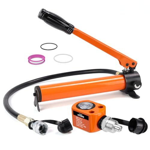 Nilight 5 Ton Hydraulic Cylinder Jack Porta Power Ram Kit with Hand Pump - size: 5T Jack + Hand pump