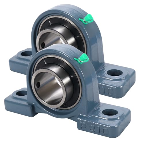 UCP210-31 Pillow Block Bearing,1-15/16" Bore Mounted Pillow Bearing Cast Iron Base -Self Aligning Chrome Bearing,4 Pcs - style: UCP210-31