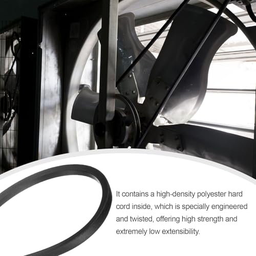 HARFINGTON Z-46 1/2 Z Type V-Belt 1180mm/46.5" Inner Length x 0.39" Width x 0.24" Height, Z-Type Closed-Loop Rubber Transmission Belt - size: Z-46