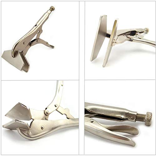 Locking Sheet Metal Clamp,Locking Pliers,Heavy Duty Vise Grip Duckbill Pliers for Welding, Bending and Metal Fabrication(8 inch) - color: 8 Inch