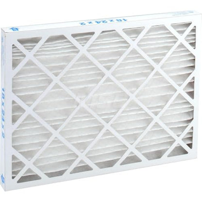 Pro - Source 18x24x2 Pleated Air Filter Wire-Backed Pleated MERV 10 Synthetic Paperboard Frame 500 FPM 1500 CFM Use with Any Unit