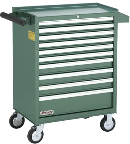 Grizzly Industrial H7730-10-Drawer Rolling Tool Cabinet