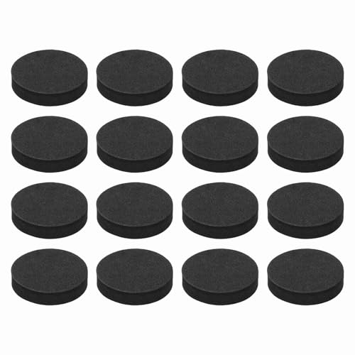 MECCANIXITY Single Sided Speaker Isolation Pads 35mmx8mm Round Black - size: 35mmx8mm