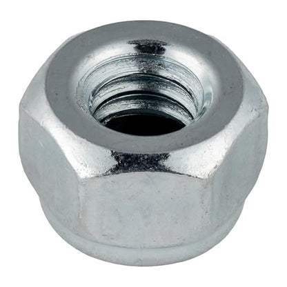 1/4"-20 (100 Pack) Nylock Hex Nuts, Grade 2, Nylon Insert Locknut by Makers Bolt - size: 1/4"-20 (100 pack)