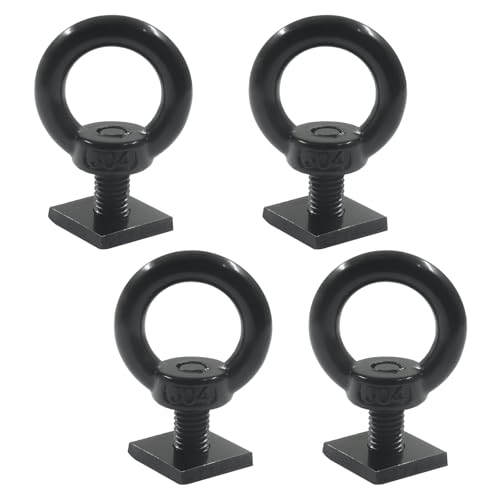 T Track Mount Tie Down Anchor, 4 PCS - size: 4 Pcs