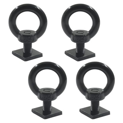 T Track Mount Tie Down Anchor, 4 PCS - size: 4 Pcs