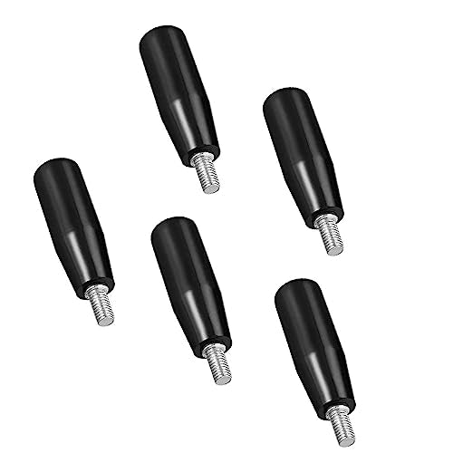 Revolving Handwheel Machine Handle for Milling Machinery Male Threaded Stem M6 5pcs - size: M6 5pcs