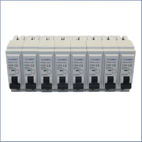 DC MCB, Miniature Circuit Breaker, Breaking Capacity of 10KA, 2P, 24VDC to 250VDC, 10-63Amps, with Indicator Window (16A)