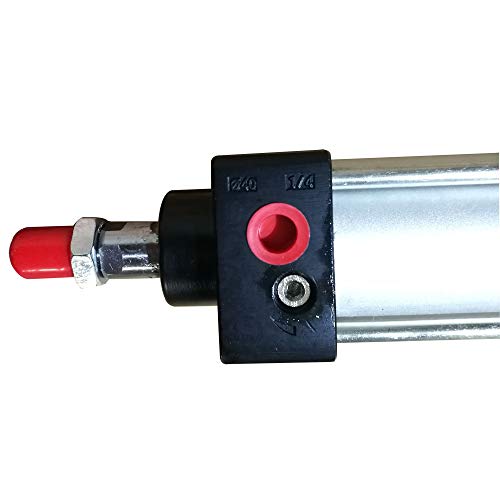 TECHTONGDA Pneumatic Cylinder Air Cylinder Aluminum Alloy Magnetic Stroke Dual Action Cylinder 80mm Cylinder Bore 300mm Stroke - size: 300mm Stroke 80mm Bore