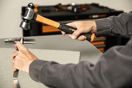 GEARWRENCH 8 oz. Ball Pein Hammer with Fiberglass Handle | GWHFGBP8 - style: 8 oz.