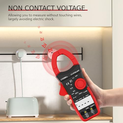6000 Counts Clamp Meter 1000A AC DC Clamp Multimeter with Bluetooth APP
