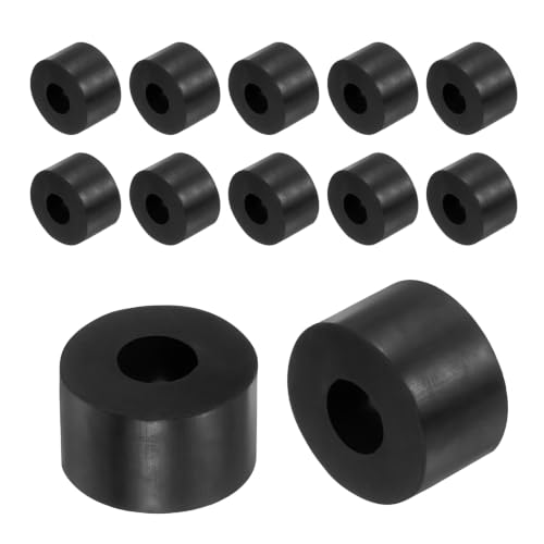 uxcell 12Pcs Rubber Vibration Isolation Washers 35mm OD x 15mm ID x 20mm T - size: 35mm OD x 15mm ID x 20mm Thick